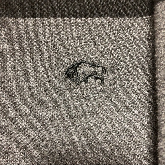 Buffalo David Bitton Grey Tones & Black Crew Neck Sweater - Picture 6 of 12
